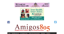 Desktop Screenshot of amigos805.com